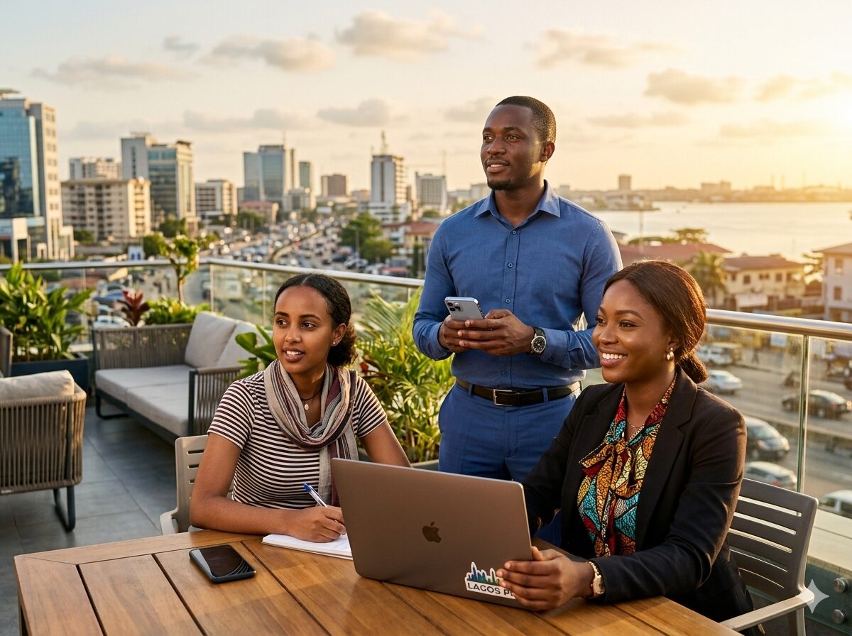Nigerian professional getting career support